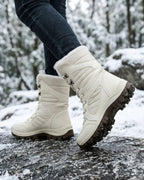 Corisande™ | Plush-lined lug-sole lace-up snow boots