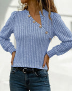 Avery™ | ribbed knit sweater top