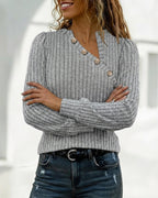 Avery™ | ribbed knit sweater top