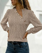 Avery™ | ribbed knit sweater top