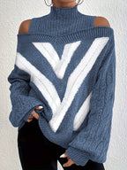 Noa™ | Elegant Off-Shoulder Sweater