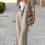 Alexandra™ | Chic Plaid Set - Casual Elegance