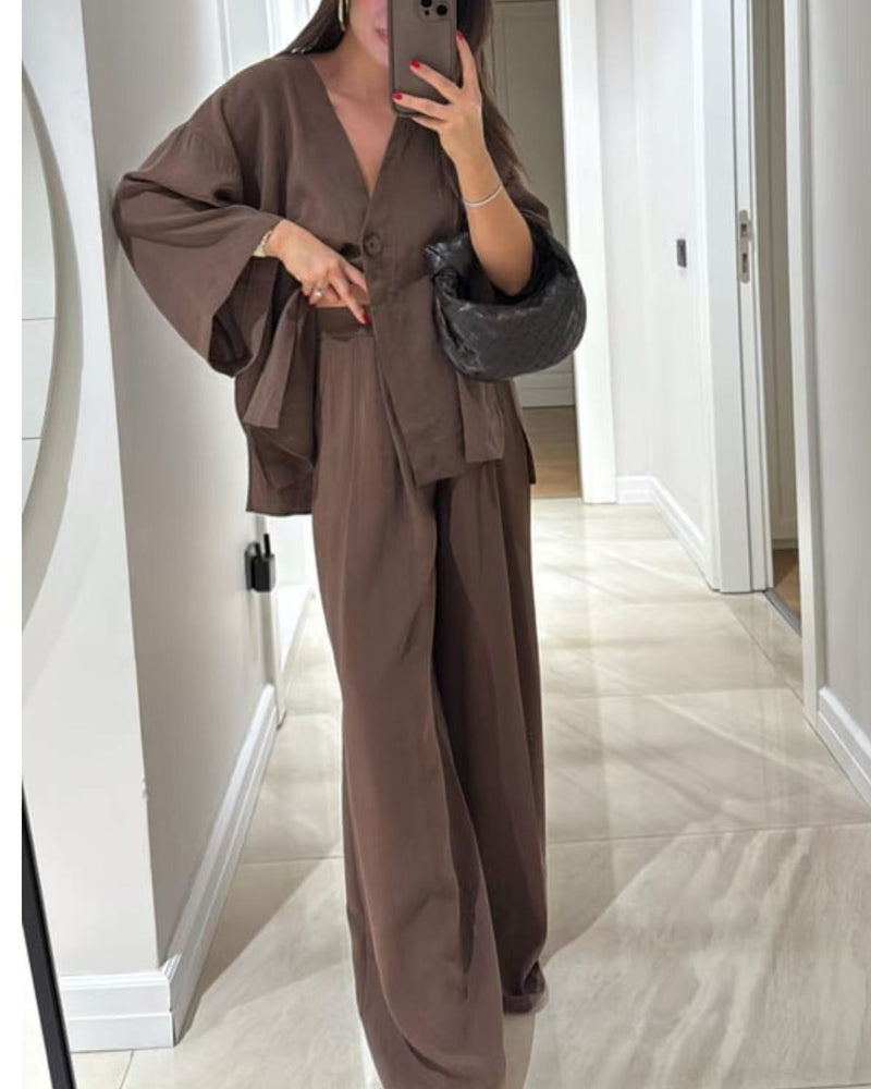 Mélanie™ | Elegant Casual Set in Lightweight Fabric