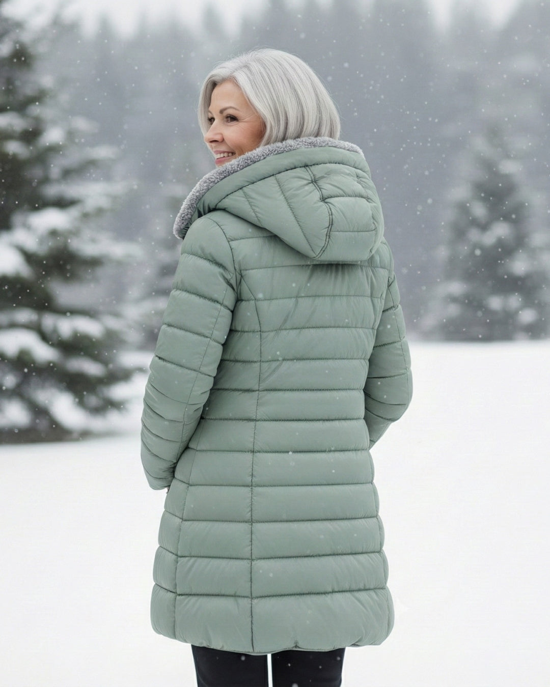 Grazia™ | Hooded fleece-lined puffer coat