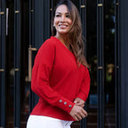 Chloe™ | Elegant V-Neck Sweater