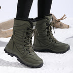 Corisande™ | Plush-lined lug-sole lace-up snow boots