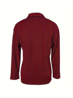 Maylis™ | Elegant Sweater Zip-Up Top