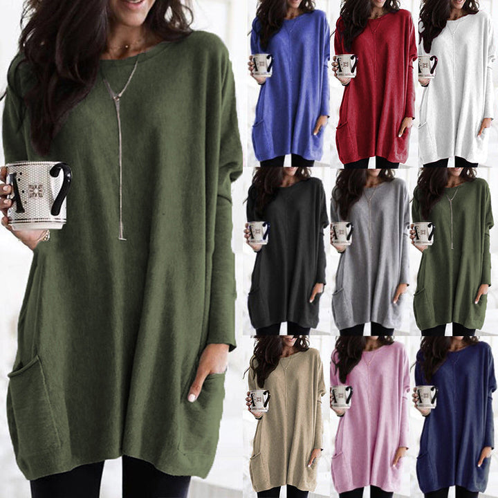 Edandi™ | Elegant Cotton Sweater with Pockets