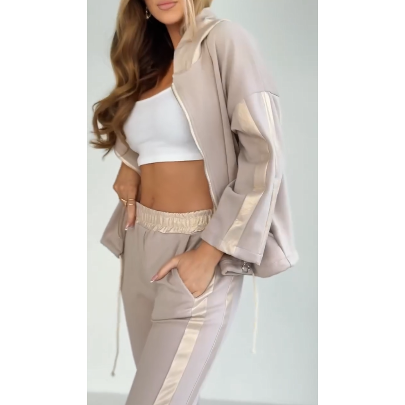 Betsy™ | Striped Casual Hooded Set